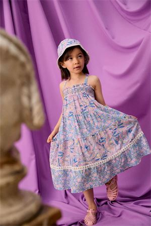 Marcelinette Dress LOUISE MISHA KIDS | GRIS26L0134PASTELPARADISEBAY